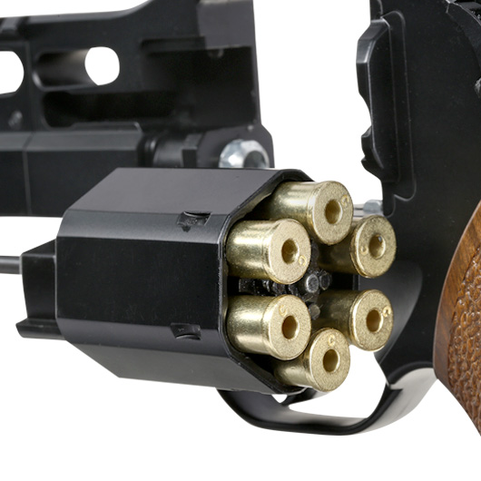 BO Manufacture Chiappa Charging Rhino 60DS Revolver Vollmetall CO2 6mm BB schwarz Bild 5