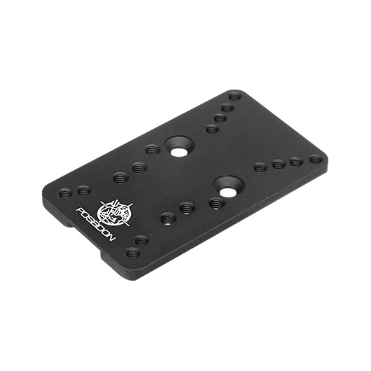 Poseidon Aluminium CNC RMR Direkhalterung mit Montageschrauben f. Orion GBB Serie schwarz Bild 1