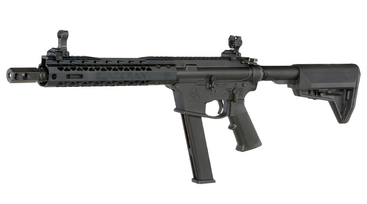 King Arms Black Rain Ordnance 9mm Carbine Vollmetall Gas-Blow-Back 6mm BB schwarz