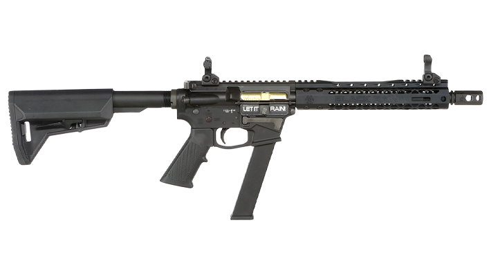 King Arms Black Rain Ordnance 9mm Carbine Vollmetall Gas-Blow-Back 6mm BB schwarz Bild 2