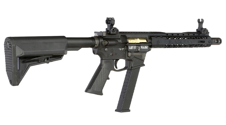 King Arms Black Rain Ordnance 9mm Carbine Vollmetall Gas-Blow-Back 6mm BB schwarz Bild 3