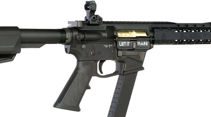 King Arms Black Rain Ordnance 9mm Carbine Vollmetall Gas-Blow-Back 6mm BB schwarz Bild 8