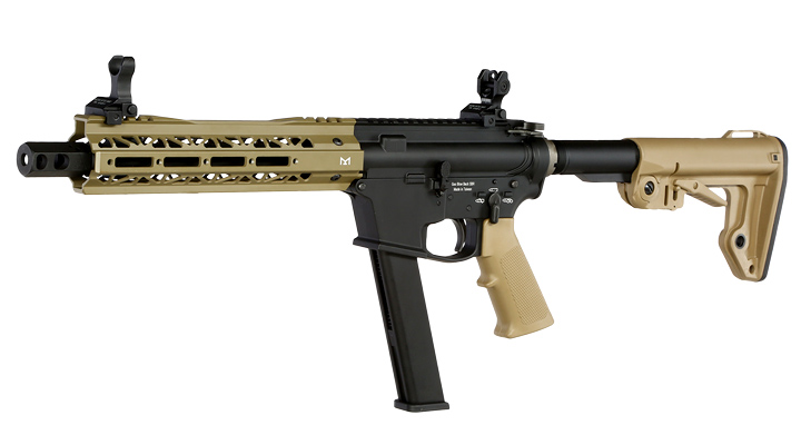 King Arms TWS 9mm Carbine Vollmetall Gas-Blow-Back 6mm BB Dark Earth