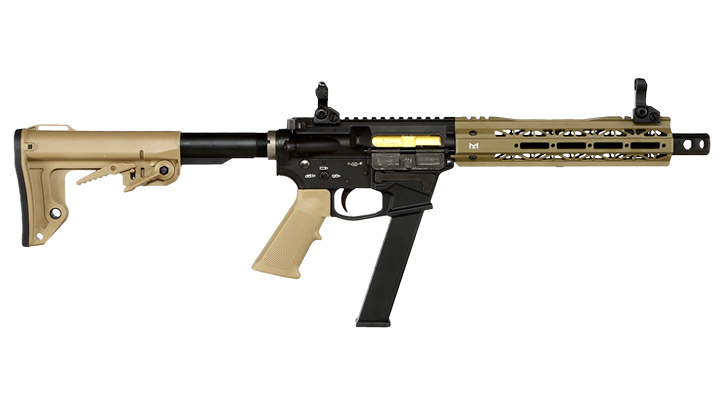 King Arms TWS 9mm Carbine Vollmetall Gas-Blow-Back 6mm BB Dark Earth Bild 2