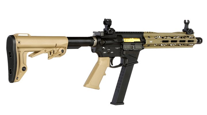 King Arms TWS 9mm Carbine Vollmetall Gas-Blow-Back 6mm BB Dark Earth Bild 3