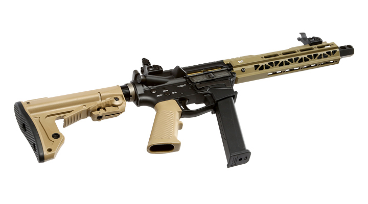 King Arms TWS 9mm Carbine Vollmetall Gas-Blow-Back 6mm BB Dark Earth Bild 4