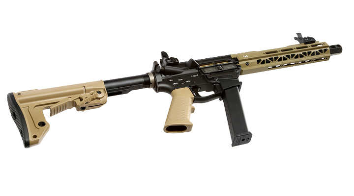 King Arms TWS 9mm Carbine Vollmetall Gas-Blow-Back 6mm BB Dark Earth Bild 5