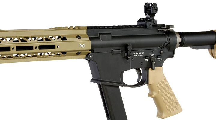 King Arms TWS 9mm Carbine Vollmetall Gas-Blow-Back 6mm BB Dark Earth Bild 7
