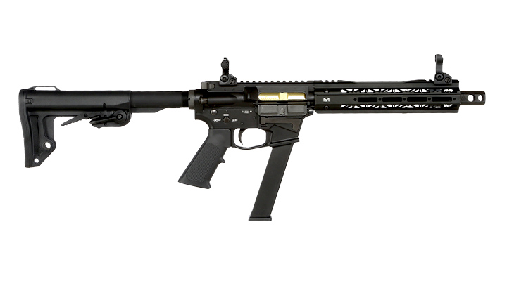 King Arms TWS 9mm Carbine Vollmetall Gas-Blow-Back 6mm BB schwarz Bild 2