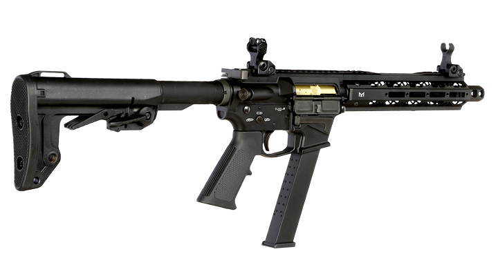 King Arms TWS 9mm Carbine Vollmetall Gas-Blow-Back 6mm BB schwarz Bild 3