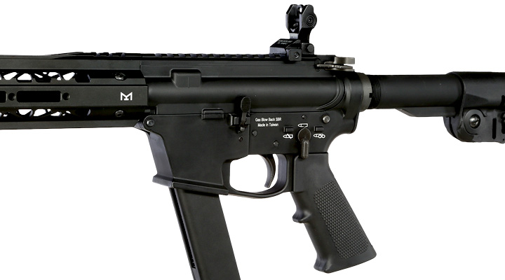 King Arms TWS 9mm Carbine Vollmetall Gas-Blow-Back 6mm BB schwarz Bild 7