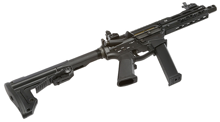 King Arms TWS 9mm SBR Vollmetall Gas-Blow-Back 6mm BB schwarz Bild 5