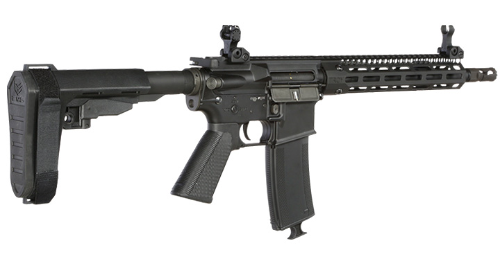 King Arms / EMG Troy Industries M4 SOCC 10.5 CQB Vollmetall S-AEG 6mm BB schwarz Bild 3