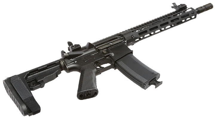 King Arms / EMG Troy Industries M4 SOCC 10.5 CQB Vollmetall S-AEG 6mm BB schwarz Bild 4