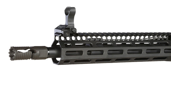 King Arms / EMG Troy Industries M4 SOCC 10.5 CQB Vollmetall S-AEG 6mm BB schwarz Bild 6
