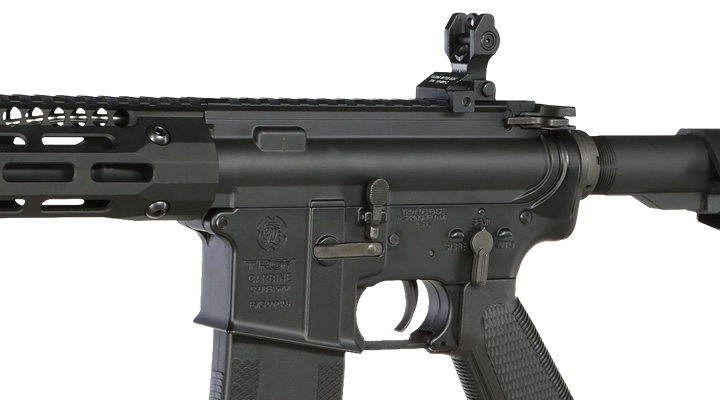 King Arms / EMG Troy Industries M4 SOCC 10.5 CQB Vollmetall S-AEG 6mm BB schwarz Bild 7