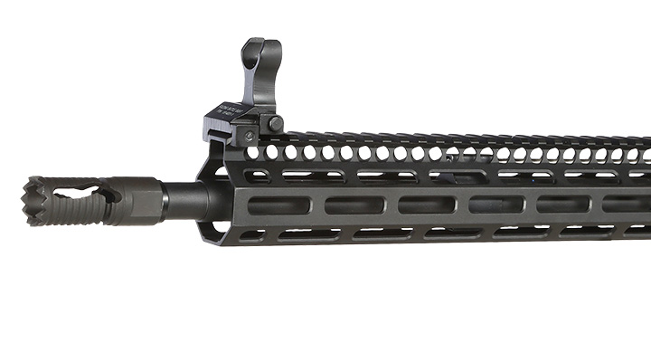 King Arms / EMG Troy Industries M4 SOCC 15 Carbine Vollmetall S-AEG 6mm BB schwarz Bild 6