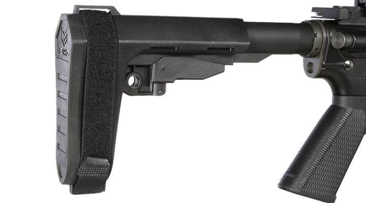 King Arms / EMG Troy Industries M4 SOCC 15 Carbine Vollmetall S-AEG 6mm BB schwarz Bild 9