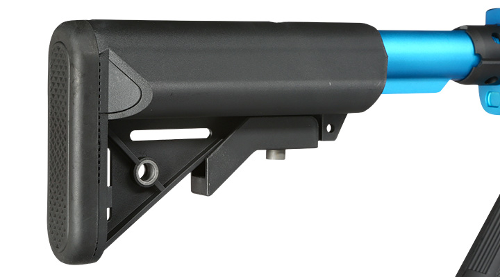 Cybergun Colt M4 Blast Blue Fox Vollmetall Komplettset S-AEG 6mm BB schwarz Bild 9