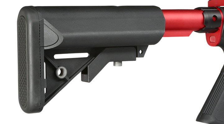 Cybergun Colt M4 Blast Red Fox Vollmetall Komplettset S-AEG 6mm BB schwarz Bild 9