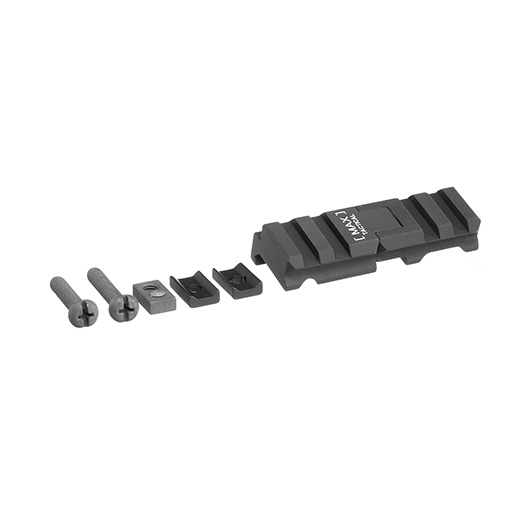 MAX Tactical Scope Riser / RAS Fix III 21mm Zielgerterhhung 2-teilig schwarz Bild 5