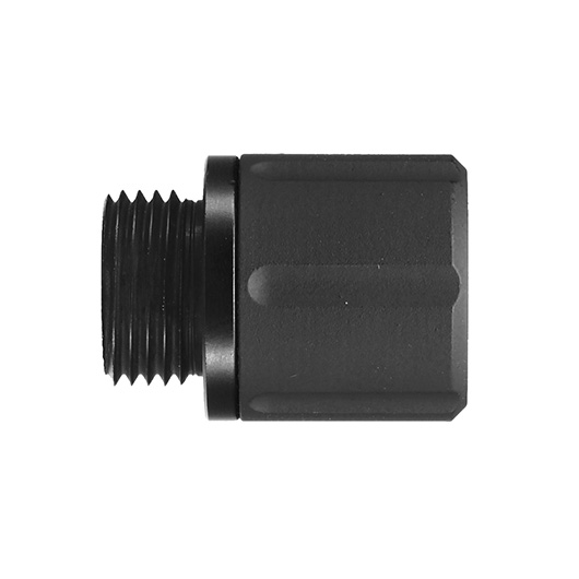 APS Aluminium Schalldmpferadapter f. Pistolen 11mm- auf 14mm- schwarz Bild 3