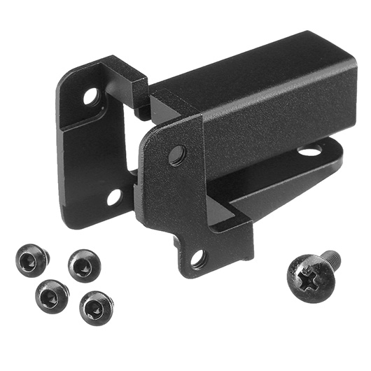 APS AK-74 Aluminium Stock Adapter / Schaft Halterungen fr festen Schaft schwarz