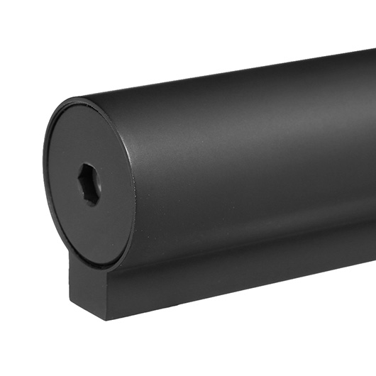 APS Standard AR Stock Tube Schaftsystem komplett f. APS M4 / M16 Gewehre mit CO2BB GBox schwarz Bild 5