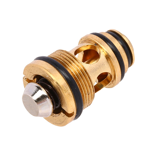 APS Softairgas Auslaventil / Output Valve f. APS ACP Softairgas Magazine gold Bild 1