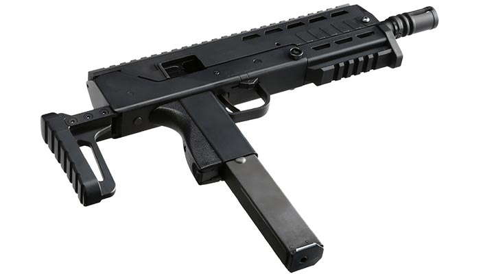 Versandrcklufer King Arms / KWA M11 mit PDW CNC Aluminium Kit NS2-System GBB 6mm BB schwarz Bild 4