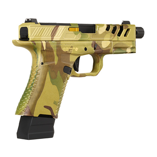 APS / EMG F1 Firearms BSF19 Vollmetall GBB 6mm BB Multicam Bild 4