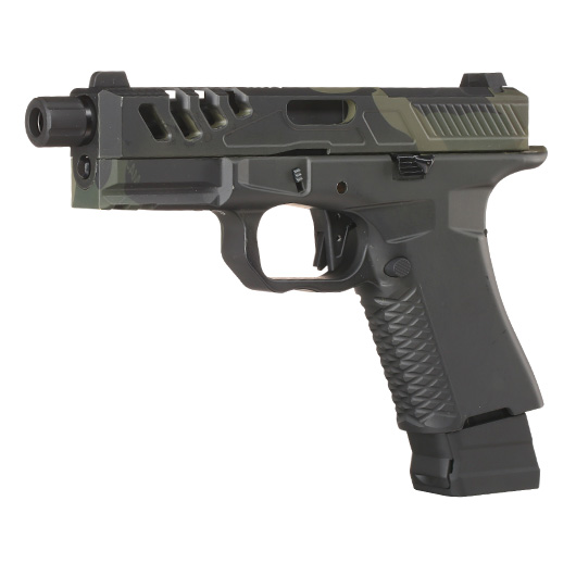 APS / EMG F1 Firearms BSF19 Vollmetall GBB 6mm BB Multicam Black