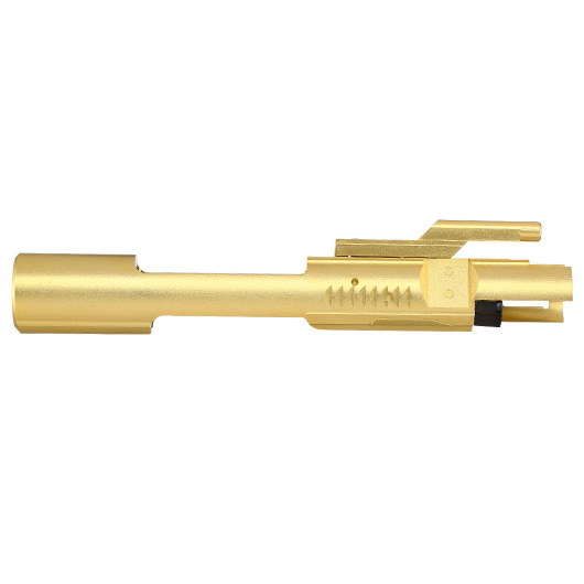 King Arms CNC Aluminium Lightweight Bolt-Carrier ohne Nozzle Set gold f. King Arms 9mm GBB Serie Bild 3