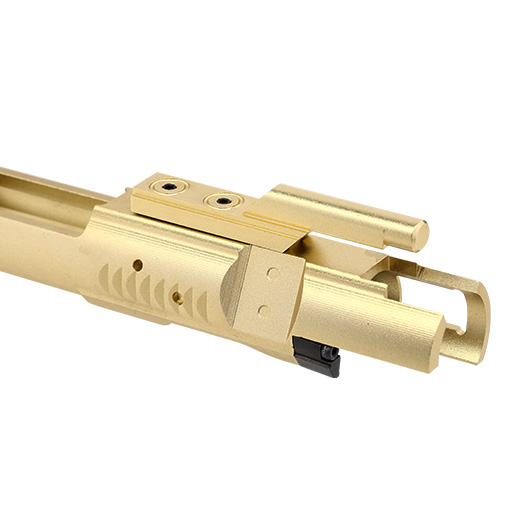 King Arms CNC Aluminium Lightweight Bolt-Carrier ohne Nozzle Set gold f. King Arms 9mm GBB Serie Bild 5