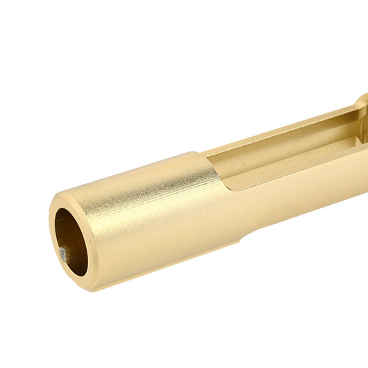 King Arms CNC Aluminium Lightweight Bolt-Carrier ohne Nozzle Set gold f. King Arms 9mm GBB Serie Bild 6