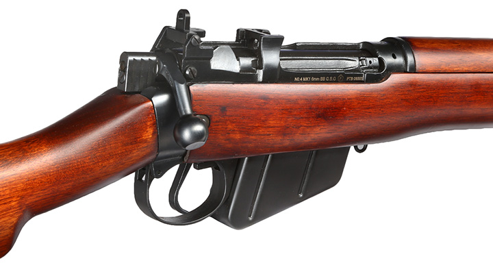 Ares Lee-Enf. SMLE No.4 MK1 Stahl Bolt-Action Gewehr 6mm BB Echtholz + Waffenkiste Bild 8