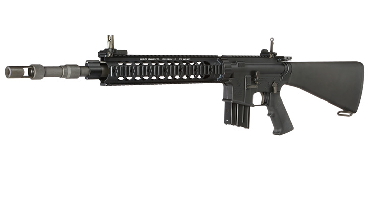 GHK Colt MK12 Mod 1 SPR Vollmetall Gas-Blow-Back 6mm BB schwarz - Forged Receiver Edition