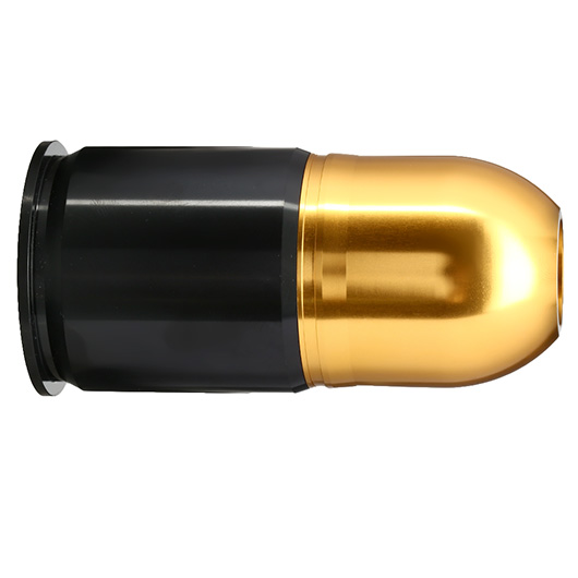ASG 40mm Vollmetall Hlse / Einlegepatrone f. 65 6mm BBs gold inkl. 10 Abdeckkappen Bild 2