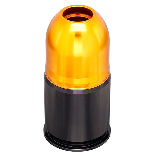 ASG 40mm Vollmetall Hlse / Einlegepatrone f. 65 6mm BBs gold inkl. 10 Abdeckkappen Bild 2