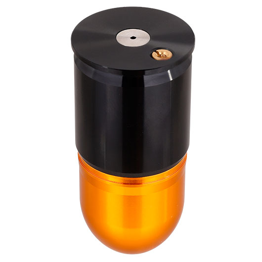 ASG 40mm Vollmetall Hlse / Einlegepatrone f. 65 6mm BBs gold inkl. 10 Abdeckkappen Bild 4