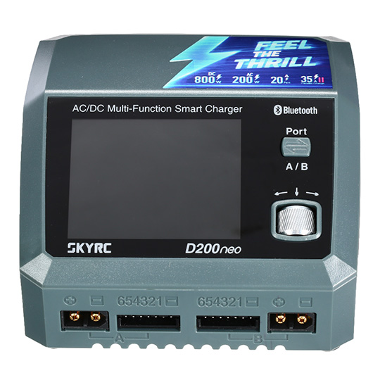 SKYRC D200 Neo Duo Ladegert f. LiPo / NiMH / Pb 20A 200W 12 / 230V SK100196-01 Bild 2