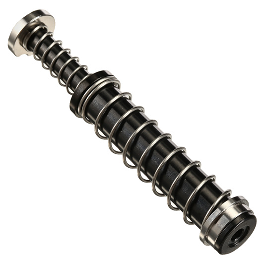 CowCow Technology Edelstahl Recoil Spring Guide Rod mit Buffer Einstze f. VFC Glock 19X schwarz Bild 2