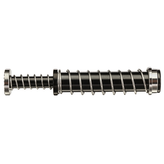 CowCow Technology Edelstahl Recoil Spring Guide Rod mit Buffer Einstze f. VFC Glock 19X schwarz Bild 5