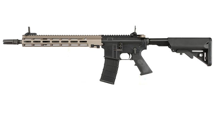 GHK Colt MK16 14.5 URGI Vollmetall Gas-Blow-Back 6mm BB Dualtone - Forged Receiver Edition Bild 1