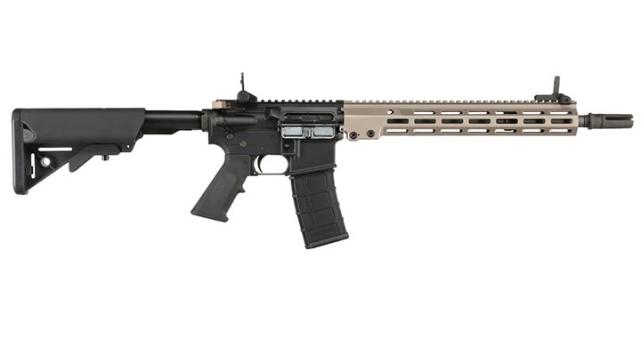 GHK Colt MK16 14.5 URGI Vollmetall Gas-Blow-Back 6mm BB Dualtone - Forged Receiver Edition Bild 2