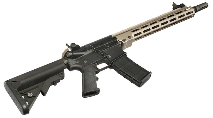 GHK Colt MK16 14.5 URGI Vollmetall Gas-Blow-Back 6mm BB Dualtone - Forged Receiver Edition Bild 4