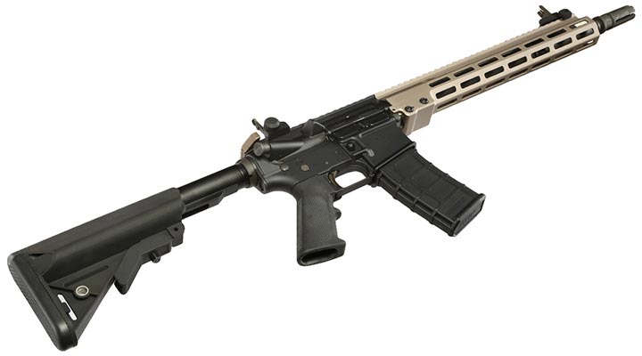 GHK Colt MK16 14.5 URGI Vollmetall Gas-Blow-Back 6mm BB Dualtone - Forged Receiver Edition Bild 5