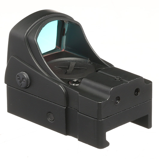 Firefield Impact Mini Reflex Sight Red-Dot 5 MOA Single-Dot LPZ inkl. 20 - 22mm + 45 Grad Halterungen schwarz Bild 3