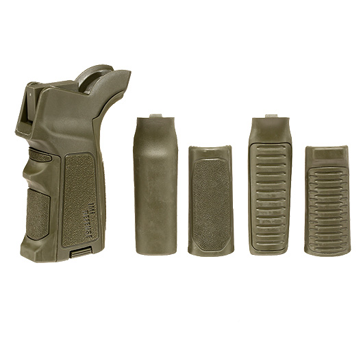 IMI M4 / M16 CG-2 Pistol Grip Griffstck mit Wechseleinstzen oliv f. VFC / WE / WA M4 GBB Serie