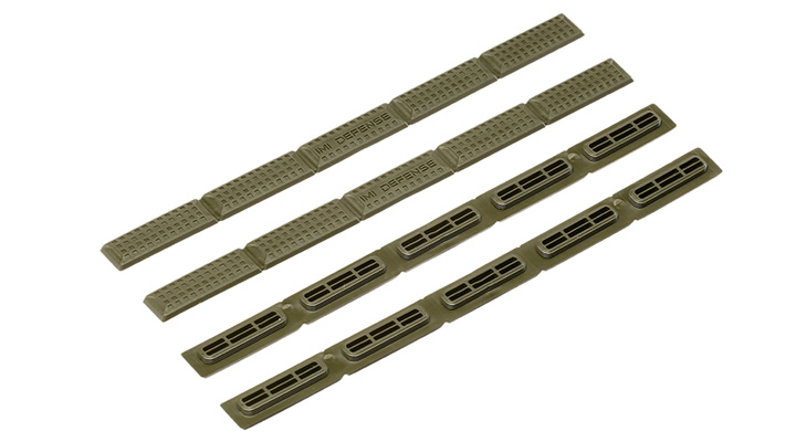 IMI M-LOK Soft Polymer Rail Cover Set (4 Stck) oliv Bild 1